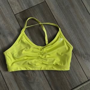 Gymshark ruched sports bra M